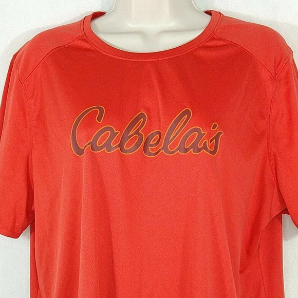 Cabelas Crewneck Athletic Shirt UPF 50 Men Size XL - Picture 2 of 6
